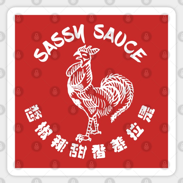 Sriracha - Sassy Sauce Sticker by Barn Shirt USA